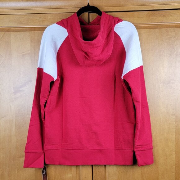 NWT Colosseum University of Wisconsin Badgers Red White Bucky Hooded Sweatshirt - Picture 2 of 8